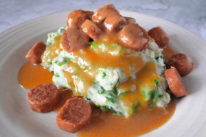 Creamy potato kale dairy free recipe
