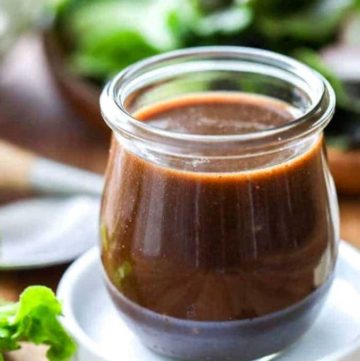 No Oil Balsamic Date Dressing