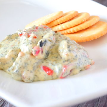 vegan cream cheese seafood dip dairy free recipe
